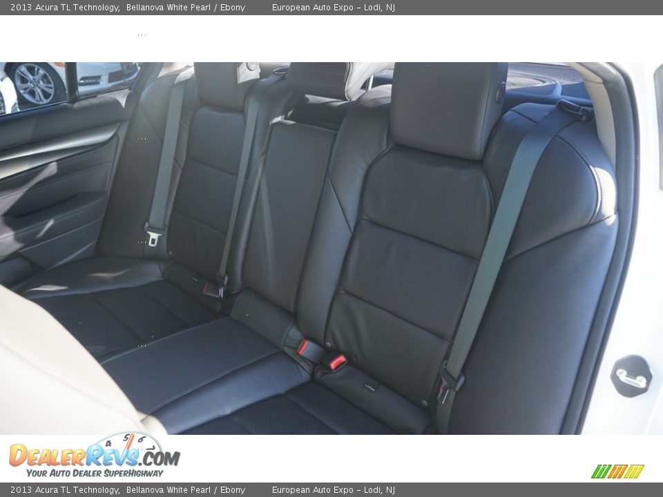 2013 Acura TL Technology Bellanova White Pearl / Ebony Photo #20