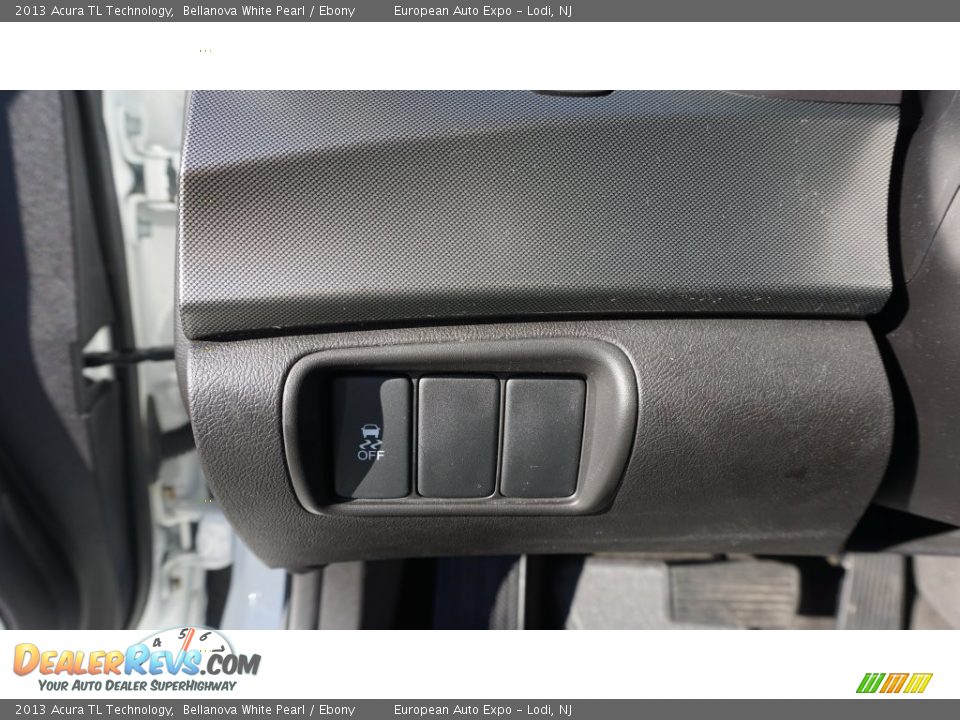 2013 Acura TL Technology Bellanova White Pearl / Ebony Photo #24