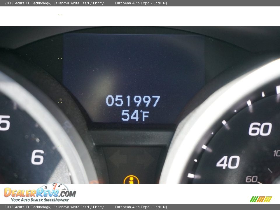 2013 Acura TL Technology Bellanova White Pearl / Ebony Photo #29