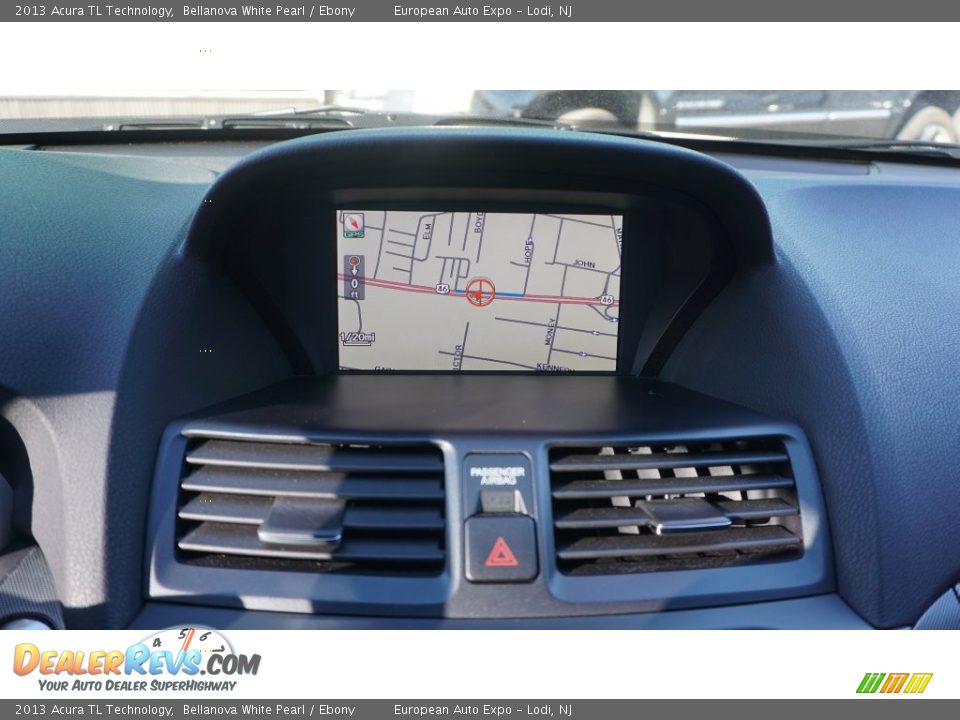 2013 Acura TL Technology Bellanova White Pearl / Ebony Photo #31