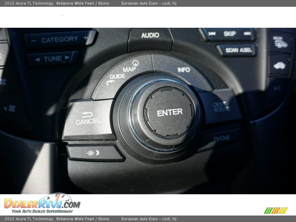 2013 Acura TL Technology Bellanova White Pearl / Ebony Photo #33