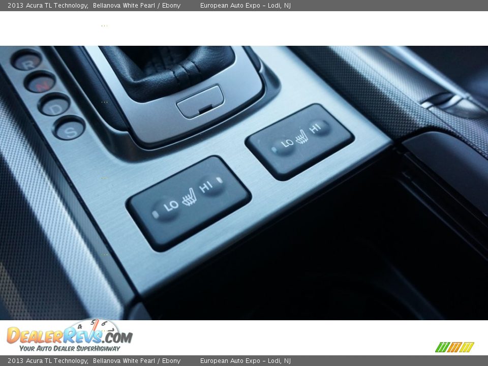 2013 Acura TL Technology Bellanova White Pearl / Ebony Photo #35