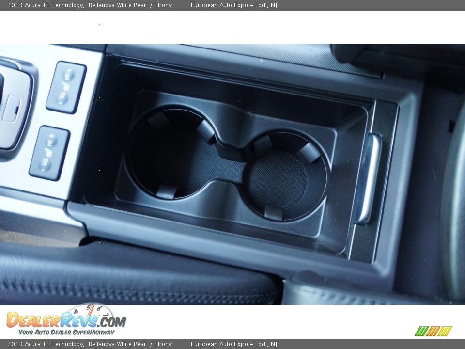 2013 Acura TL Technology Bellanova White Pearl / Ebony Photo #36