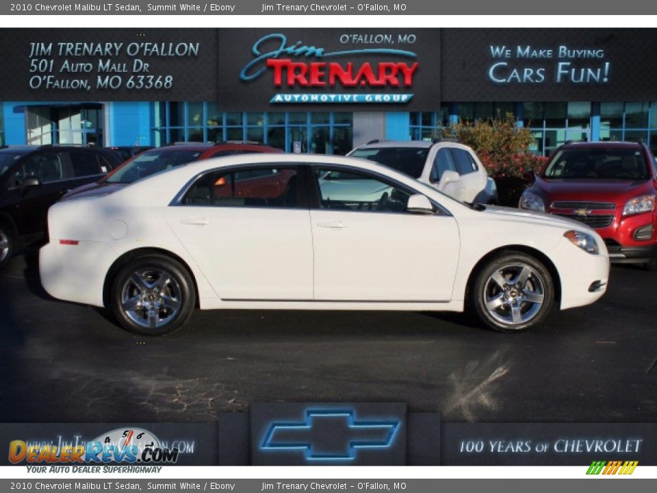 2010 Chevrolet Malibu LT Sedan Summit White / Ebony Photo #1