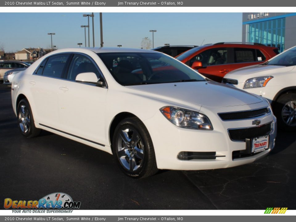 2010 Chevrolet Malibu LT Sedan Summit White / Ebony Photo #2