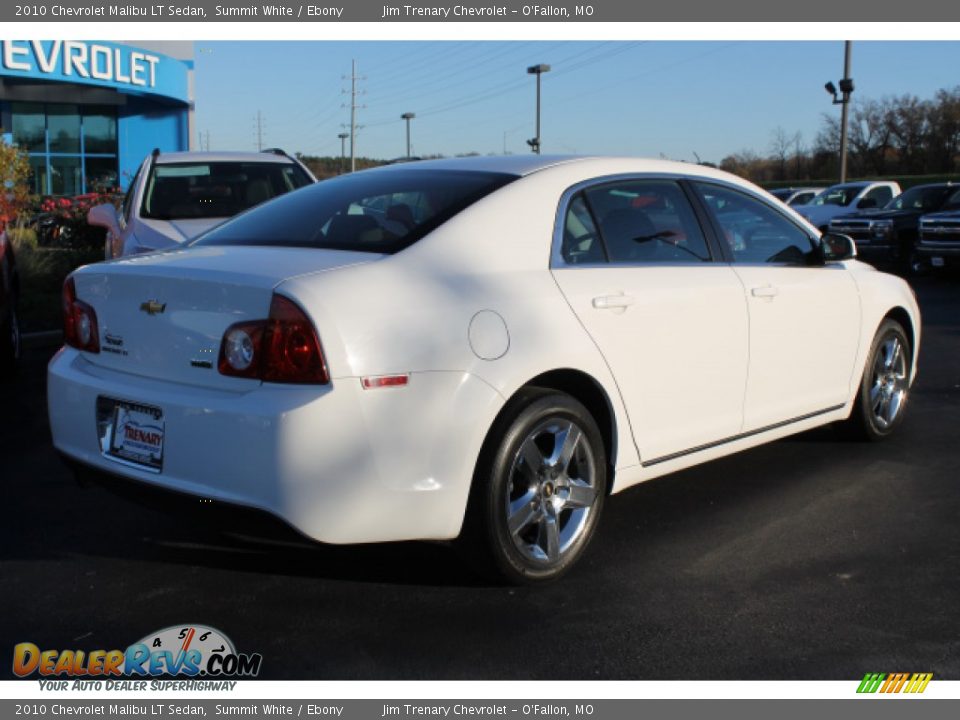 2010 Chevrolet Malibu LT Sedan Summit White / Ebony Photo #3