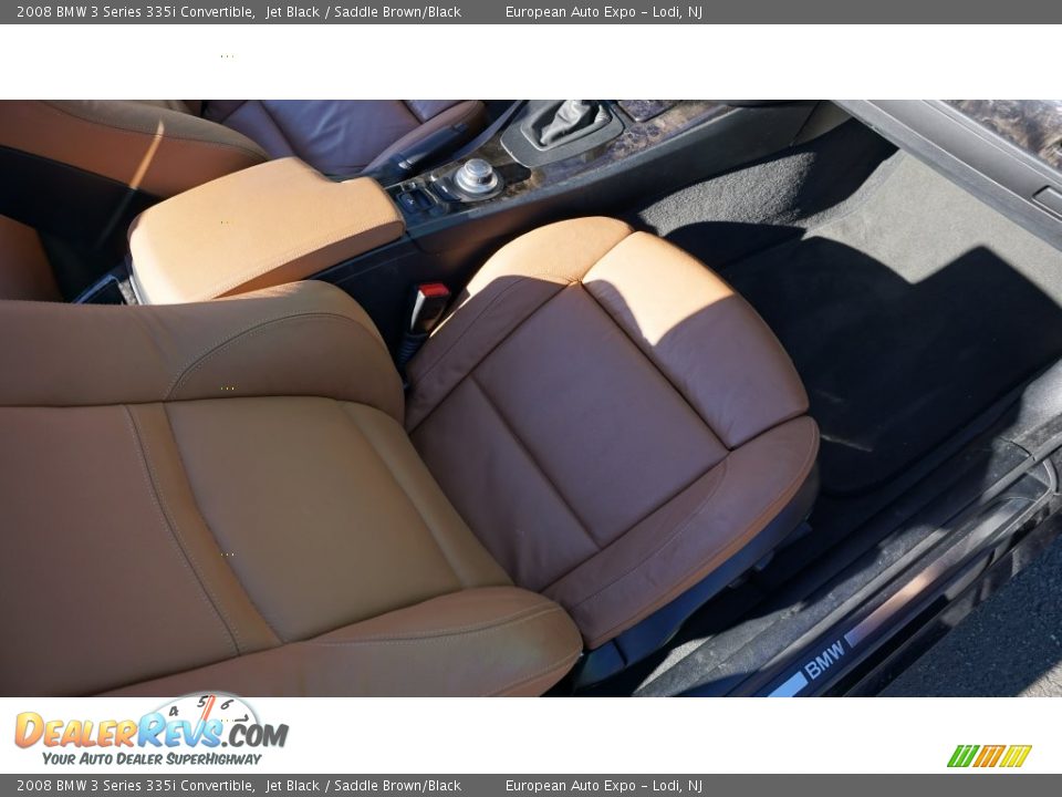 2008 BMW 3 Series 335i Convertible Jet Black / Saddle Brown/Black Photo #20