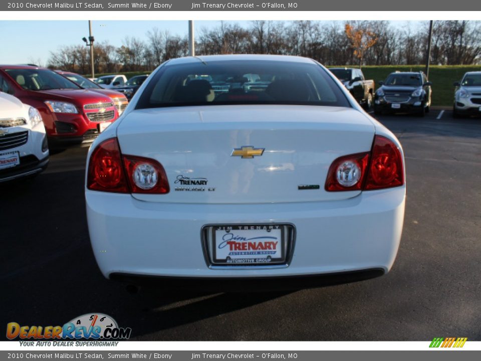 2010 Chevrolet Malibu LT Sedan Summit White / Ebony Photo #6