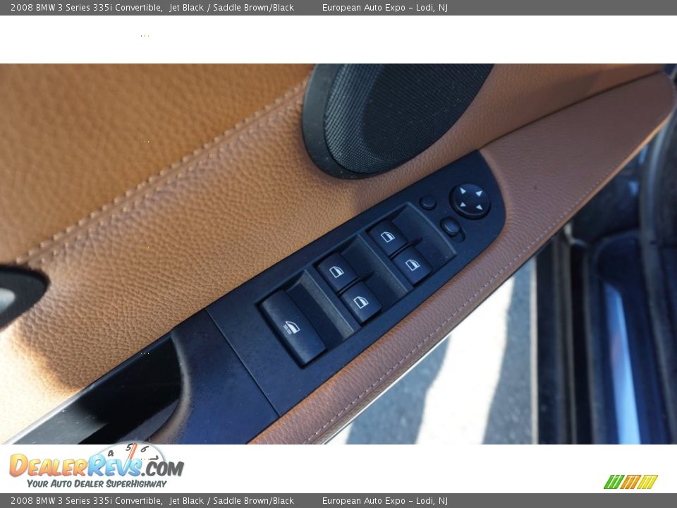 2008 BMW 3 Series 335i Convertible Jet Black / Saddle Brown/Black Photo #27