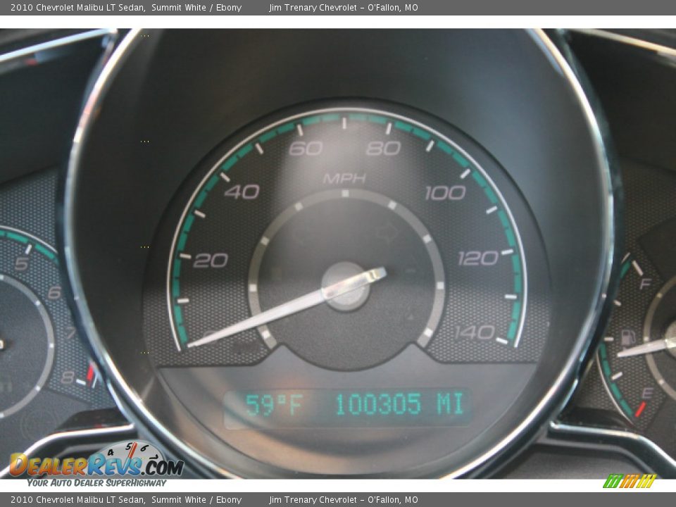 2010 Chevrolet Malibu LT Sedan Summit White / Ebony Photo #14