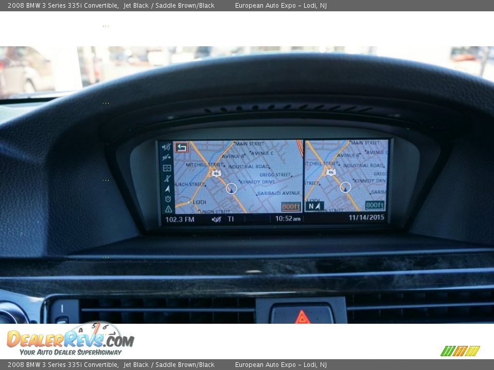 2008 BMW 3 Series 335i Convertible Jet Black / Saddle Brown/Black Photo #35