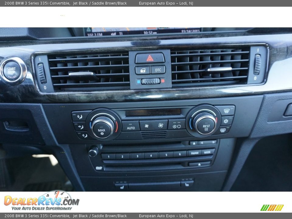 2008 BMW 3 Series 335i Convertible Jet Black / Saddle Brown/Black Photo #36