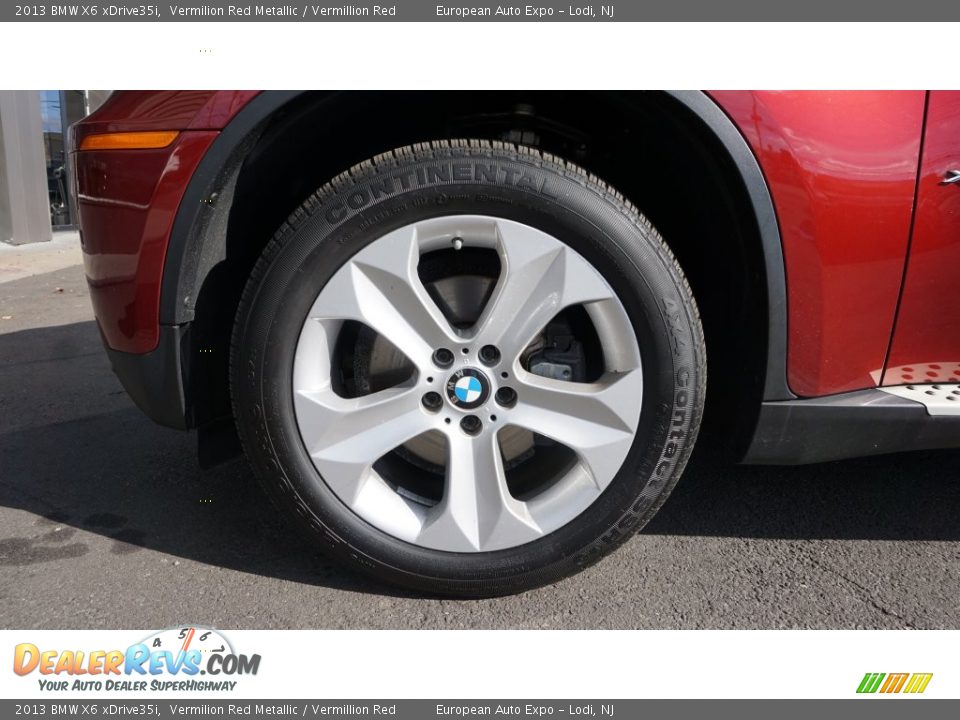 2013 BMW X6 xDrive35i Vermilion Red Metallic / Vermillion Red Photo #9