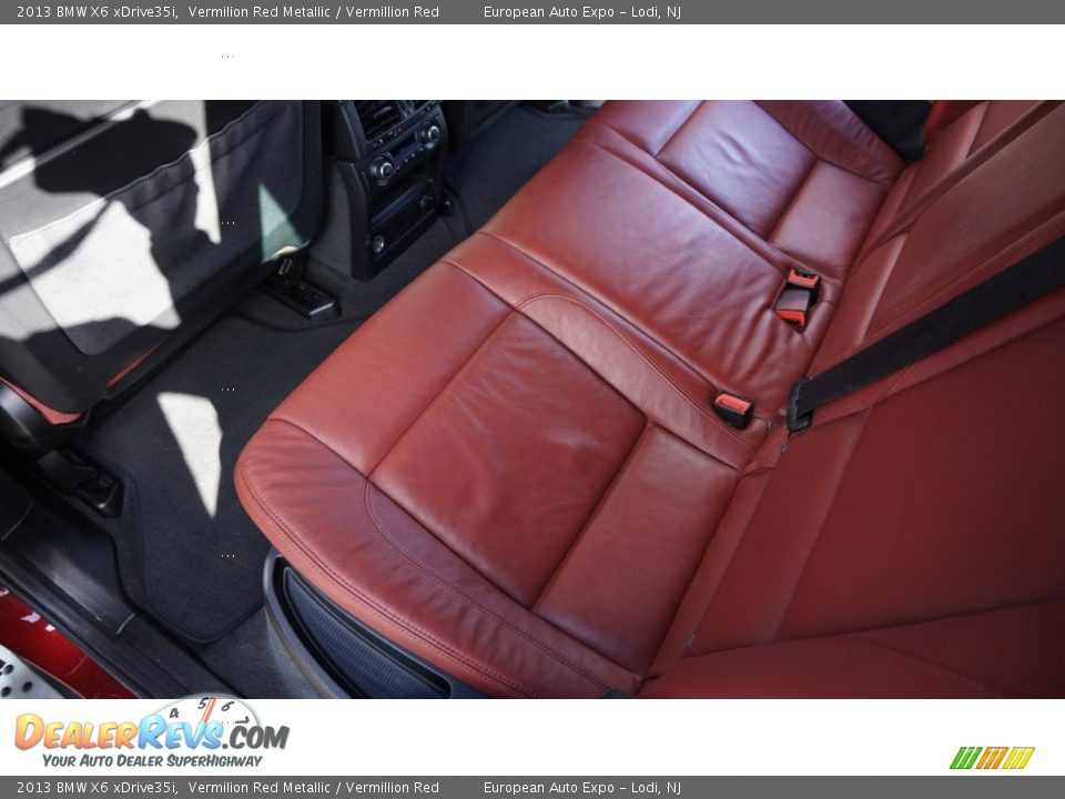 2013 BMW X6 xDrive35i Vermilion Red Metallic / Vermillion Red Photo #20