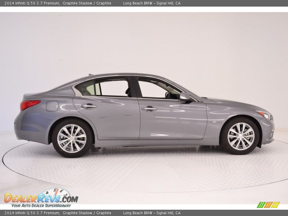 2014 Infiniti Q 50 3.7 Premium Graphite Shadow / Graphite Photo #8