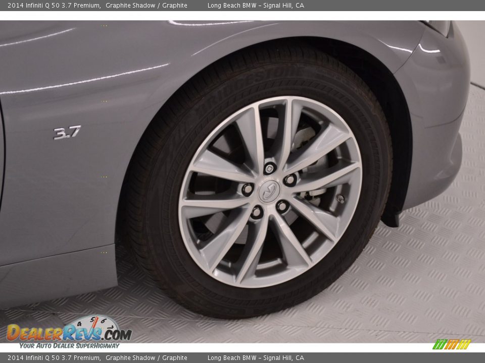2014 Infiniti Q 50 3.7 Premium Graphite Shadow / Graphite Photo #9