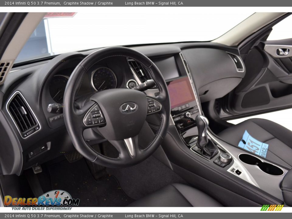 2014 Infiniti Q 50 3.7 Premium Graphite Shadow / Graphite Photo #12