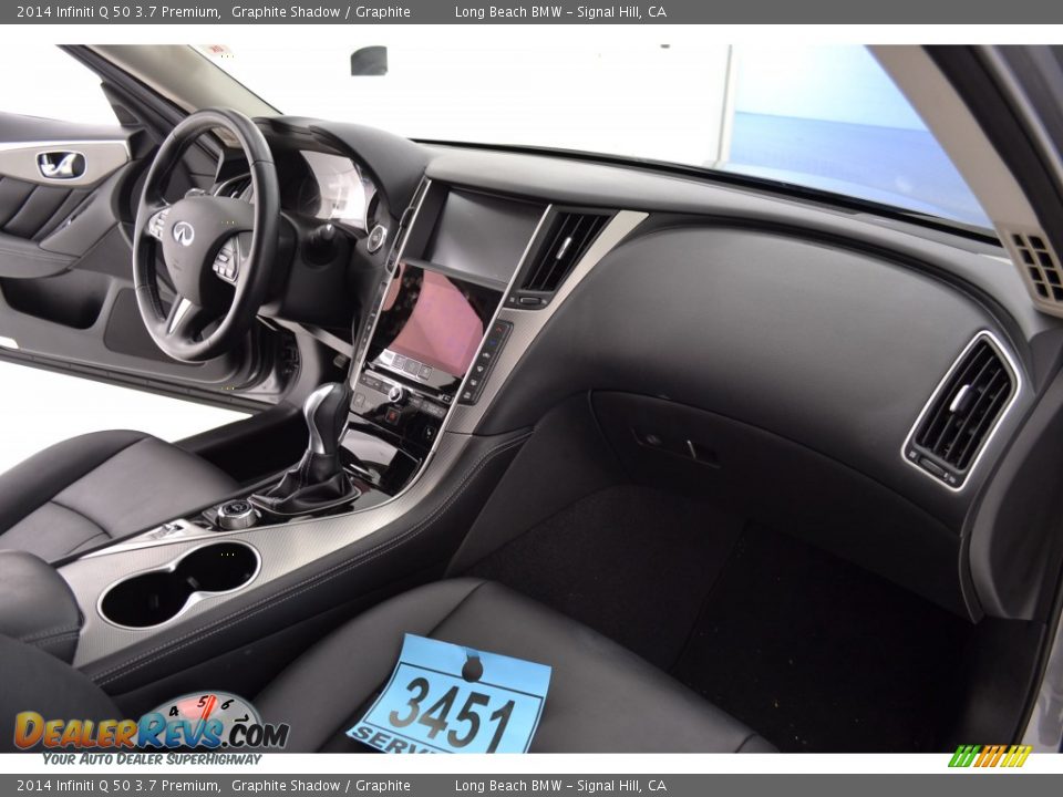 2014 Infiniti Q 50 3.7 Premium Graphite Shadow / Graphite Photo #13