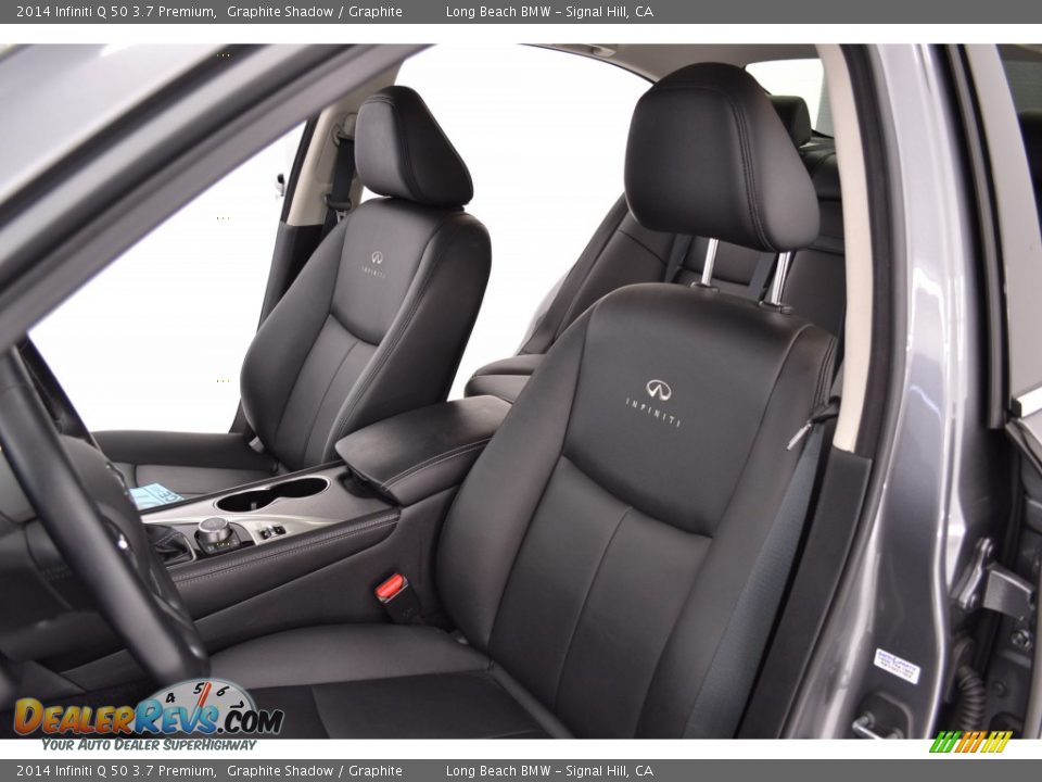 2014 Infiniti Q 50 3.7 Premium Graphite Shadow / Graphite Photo #14