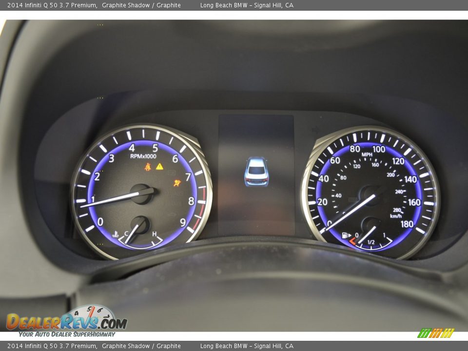 2014 Infiniti Q 50 3.7 Premium Graphite Shadow / Graphite Photo #23
