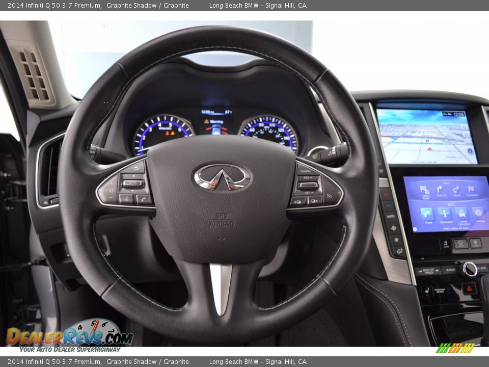 2014 Infiniti Q 50 3.7 Premium Graphite Shadow / Graphite Photo #24