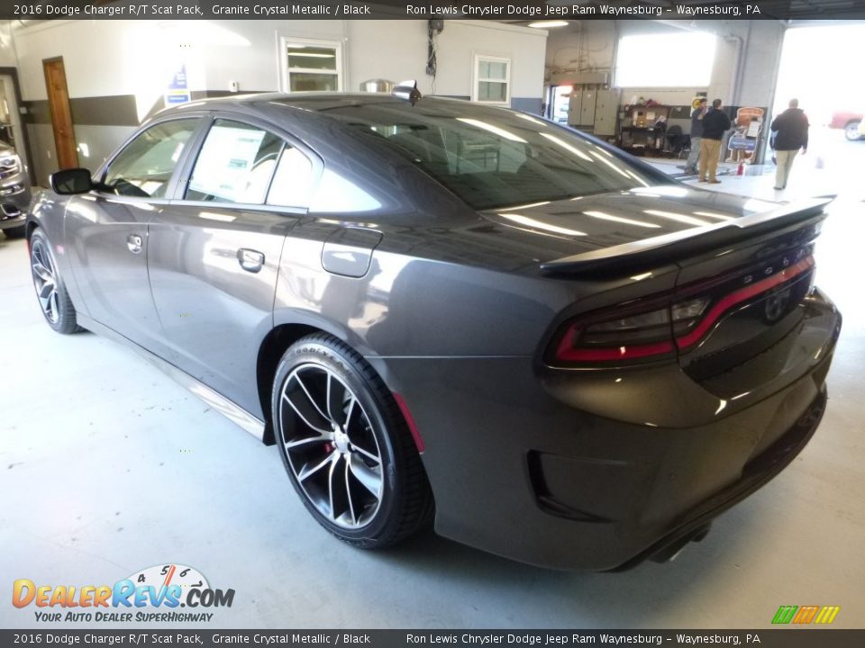 2016 Dodge Charger R/T Scat Pack Granite Crystal Metallic / Black Photo #4