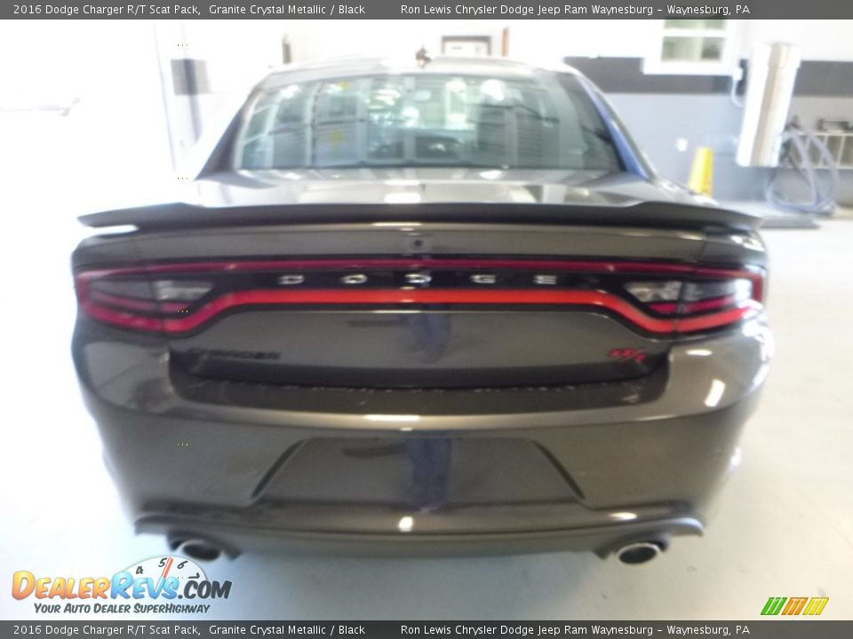 2016 Dodge Charger R/T Scat Pack Granite Crystal Metallic / Black Photo #5