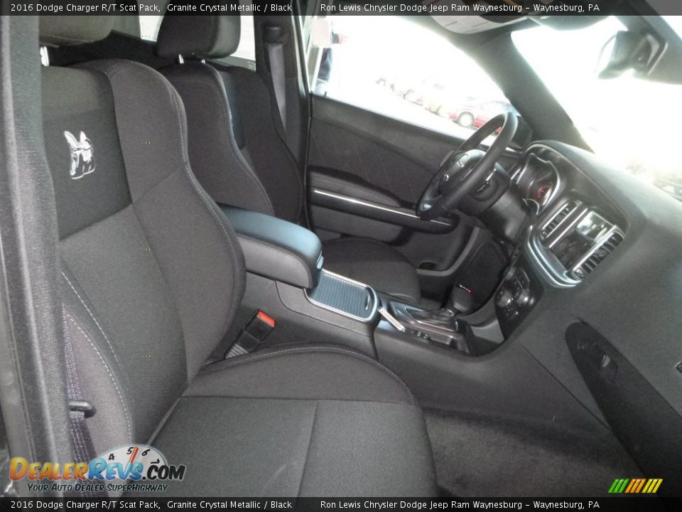 2016 Dodge Charger R/T Scat Pack Granite Crystal Metallic / Black Photo #8