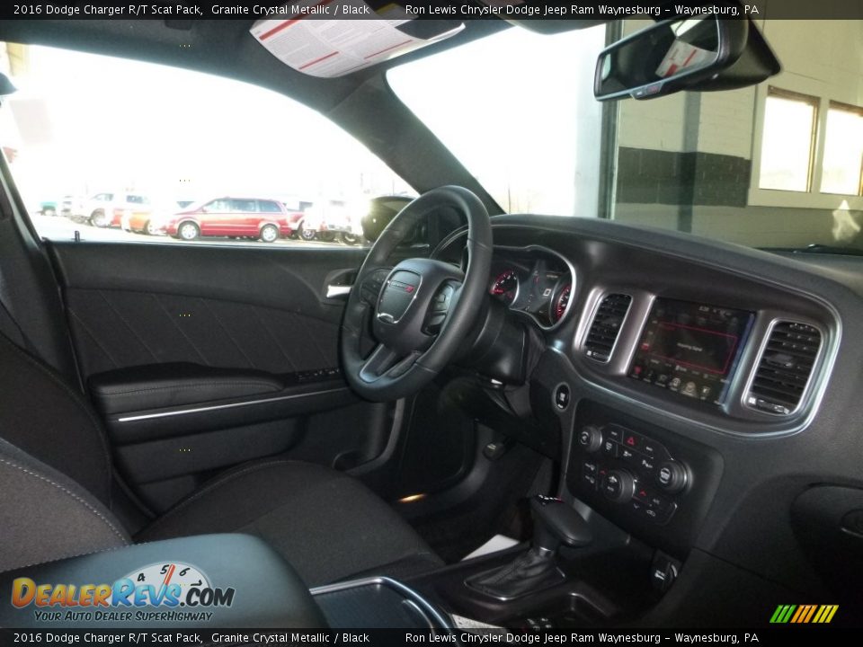 2016 Dodge Charger R/T Scat Pack Granite Crystal Metallic / Black Photo #9