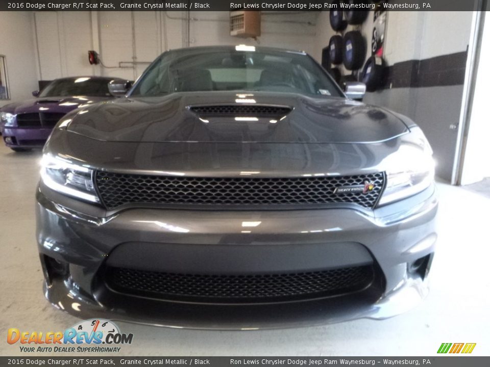 2016 Dodge Charger R/T Scat Pack Granite Crystal Metallic / Black Photo #11