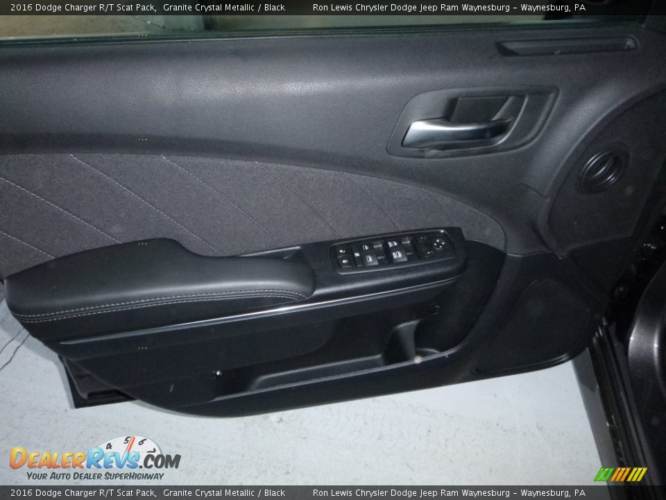 2016 Dodge Charger R/T Scat Pack Granite Crystal Metallic / Black Photo #12