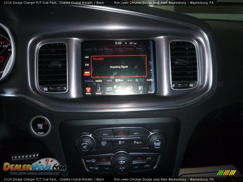 2016 Dodge Charger R/T Scat Pack Granite Crystal Metallic / Black Photo #15