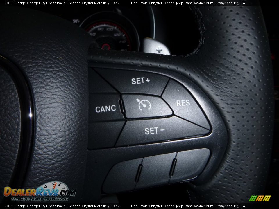 2016 Dodge Charger R/T Scat Pack Granite Crystal Metallic / Black Photo #17