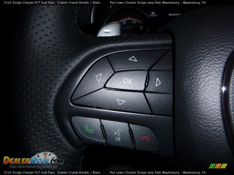 2016 Dodge Charger R/T Scat Pack Granite Crystal Metallic / Black Photo #18
