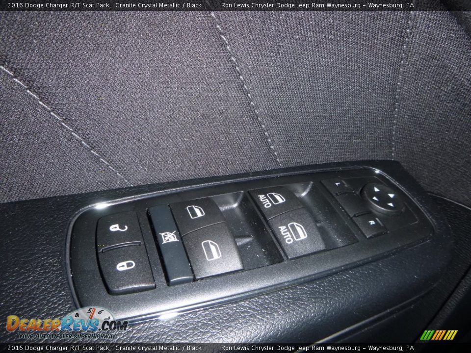 2016 Dodge Charger R/T Scat Pack Granite Crystal Metallic / Black Photo #20