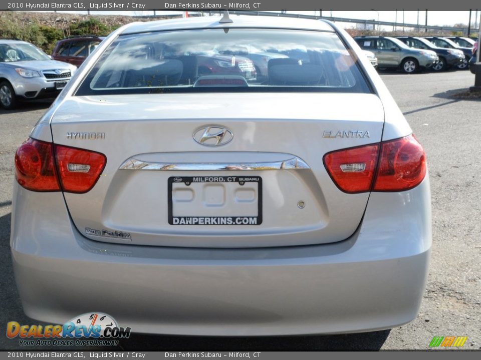 2010 Hyundai Elantra GLS Liquid Silver / Gray Photo #7