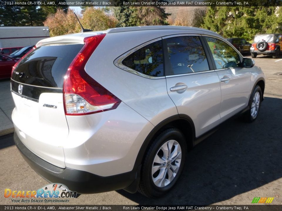 2013 Honda CR-V EX-L AWD Alabaster Silver Metallic / Black Photo #3