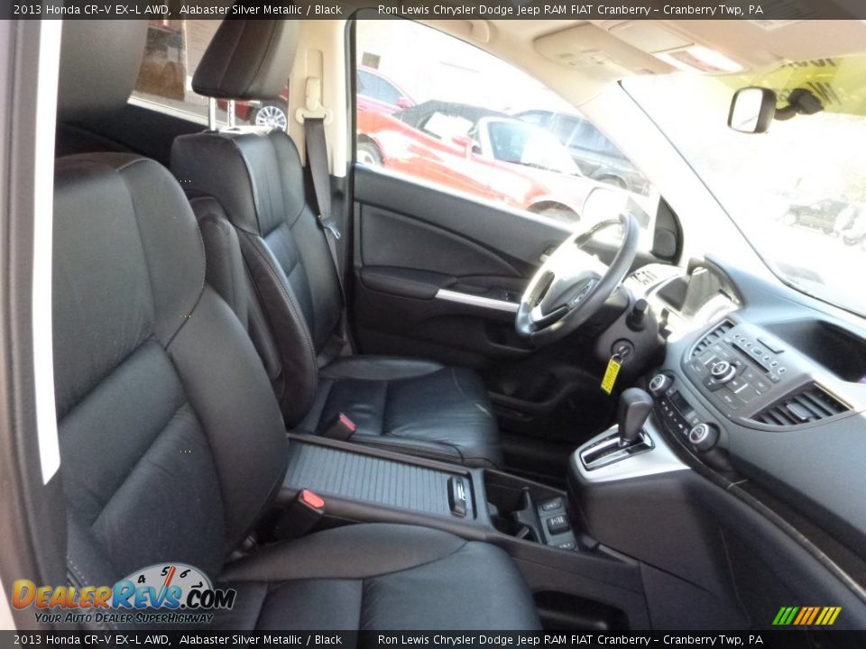 2013 Honda CR-V EX-L AWD Alabaster Silver Metallic / Black Photo #5