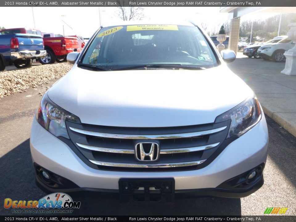 2013 Honda CR-V EX-L AWD Alabaster Silver Metallic / Black Photo #9