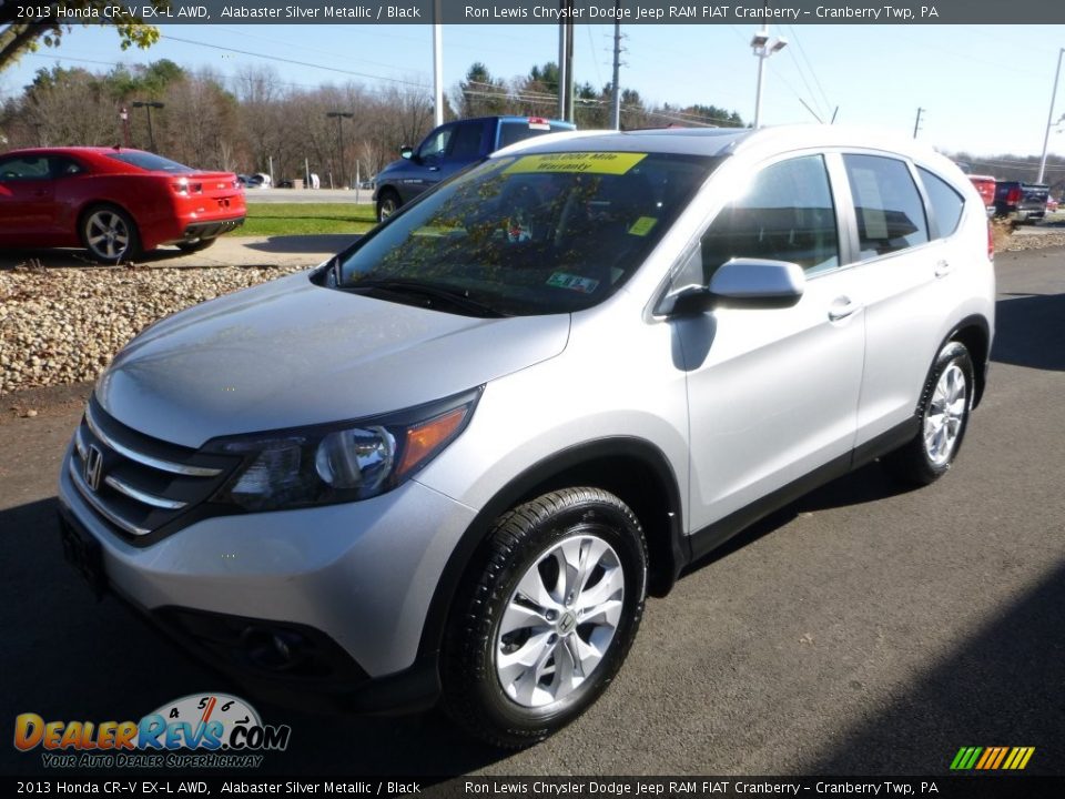 2013 Honda CR-V EX-L AWD Alabaster Silver Metallic / Black Photo #10