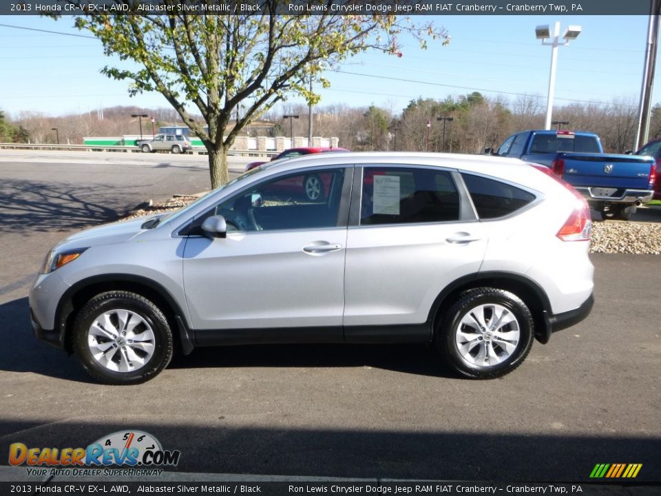 2013 Honda CR-V EX-L AWD Alabaster Silver Metallic / Black Photo #11