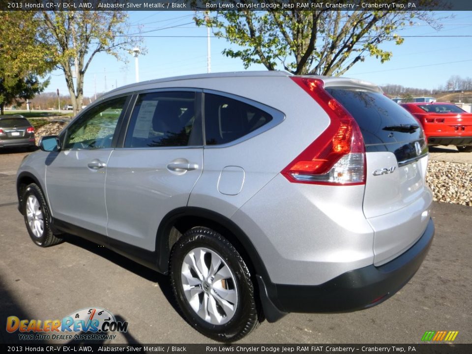 2013 Honda CR-V EX-L AWD Alabaster Silver Metallic / Black Photo #12