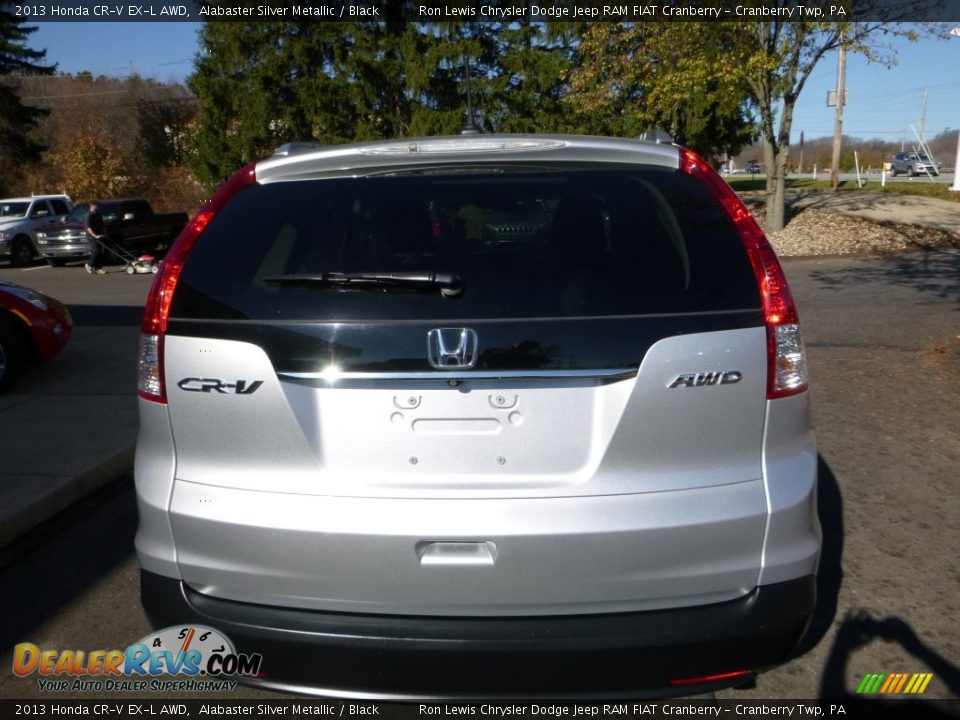 2013 Honda CR-V EX-L AWD Alabaster Silver Metallic / Black Photo #13
