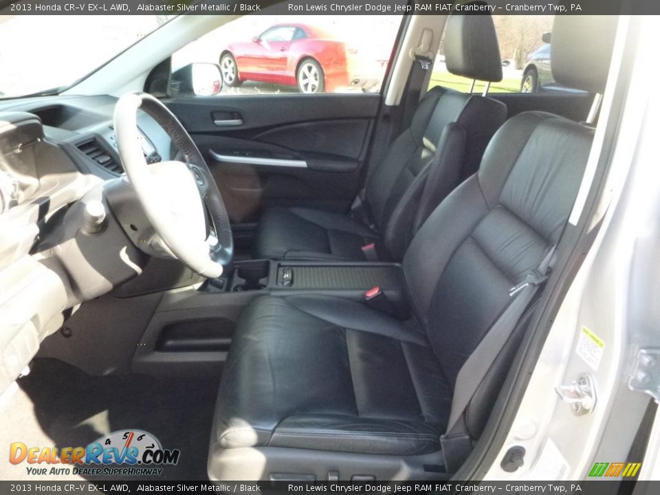2013 Honda CR-V EX-L AWD Alabaster Silver Metallic / Black Photo #14
