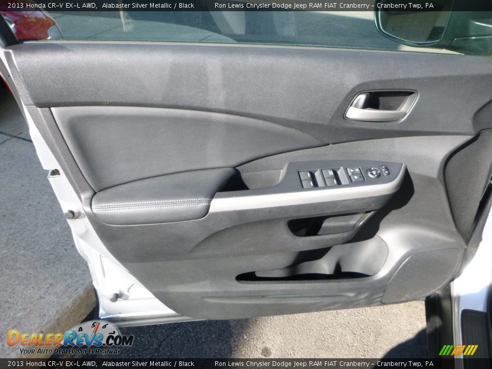 2013 Honda CR-V EX-L AWD Alabaster Silver Metallic / Black Photo #15