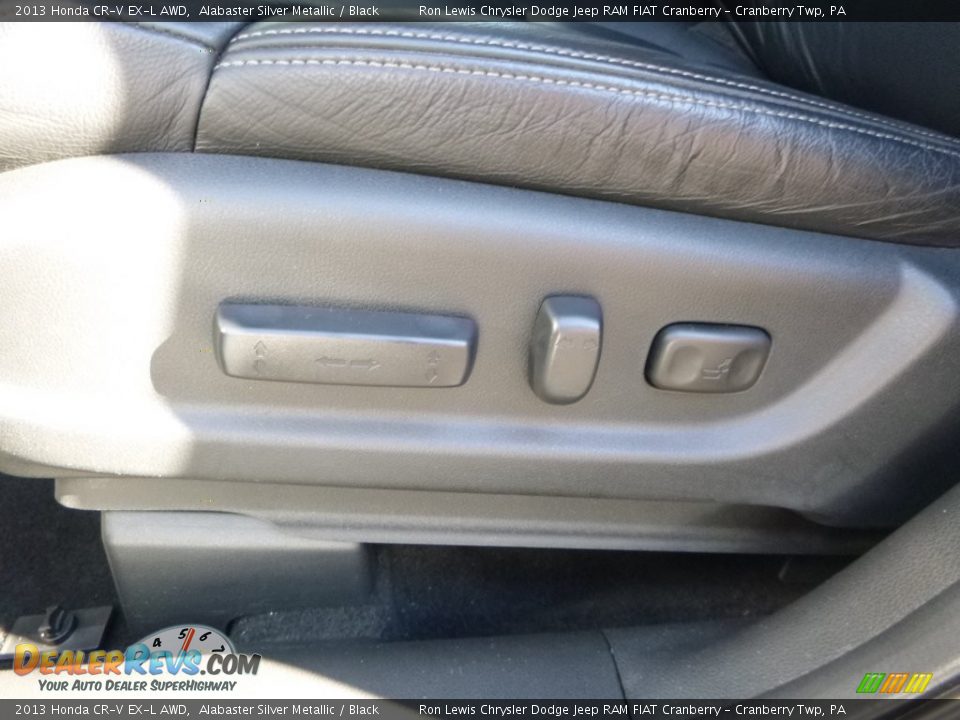 2013 Honda CR-V EX-L AWD Alabaster Silver Metallic / Black Photo #17