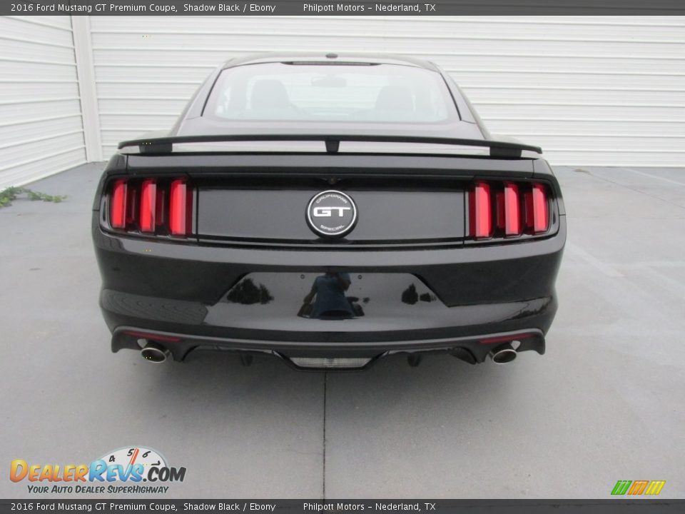 2016 Ford Mustang GT Premium Coupe Shadow Black / Ebony Photo #5