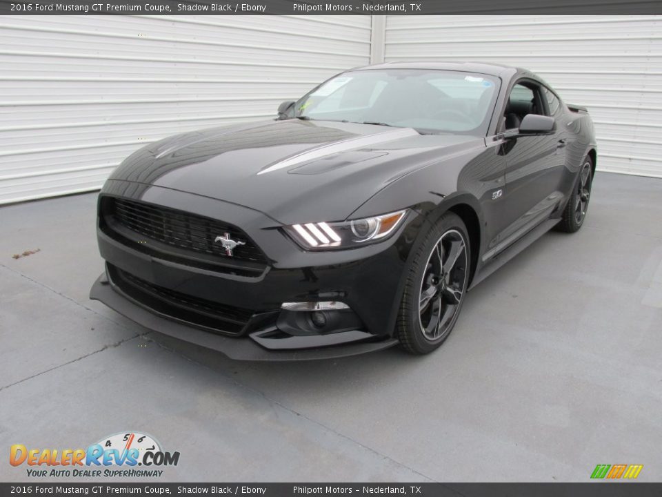 2016 Ford Mustang GT Premium Coupe Shadow Black / Ebony Photo #7