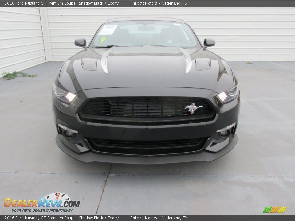 2016 Ford Mustang GT Premium Coupe Shadow Black / Ebony Photo #8