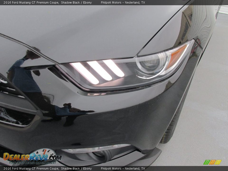 2016 Ford Mustang GT Premium Coupe Shadow Black / Ebony Photo #9